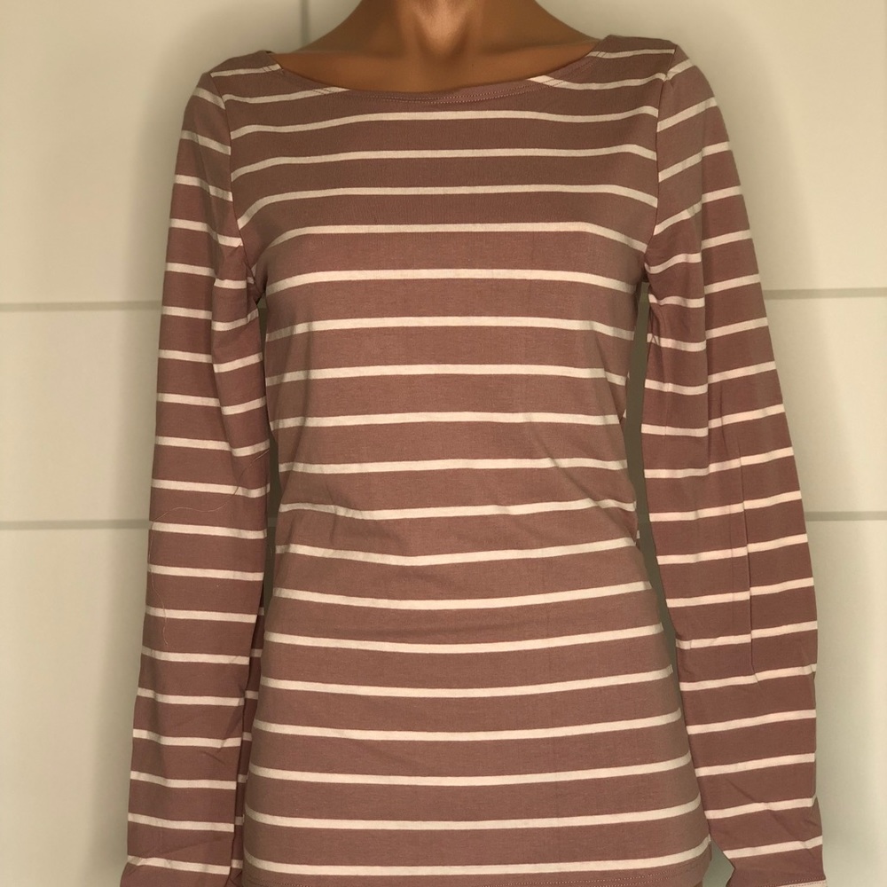 NWT Fashion nova stripe shirt, top, long sleeve